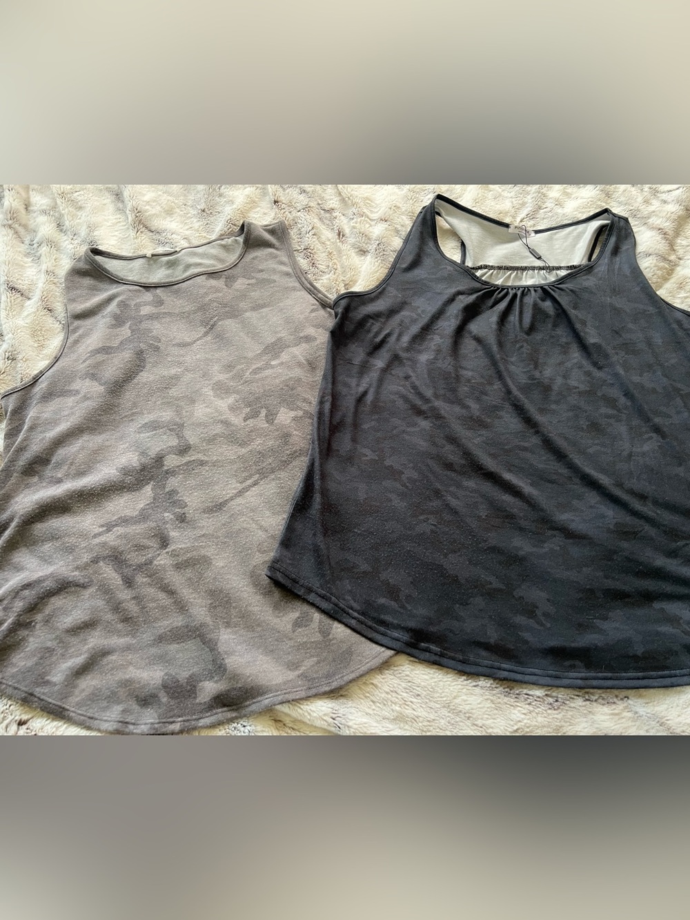 Two Women’s Camouflage Tank Tops - 2XL